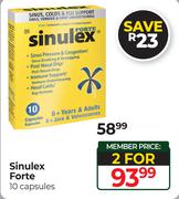 Sinulex Forte-10 Capsules