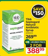 Tibb Septogard Natural Antibiotic Syrup-200ml