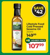 Lifestyle Food Cold Pressed Sesame Oil-250ml