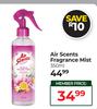 Air Scents Fragrance Mist-350ml