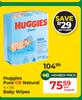 Huggies Pure Or Natural Baby Wipes (56 Pack)-Per 4 Pack