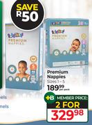 Baby Things Premium Nappies (Sizes 1-5)-For 2