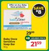 Baby Dove Sensitive Soap Bar-90g