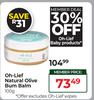 Oh-Lief Natural Olive Bum Balm-100g
