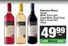 Robertson Winery Chapel White, Extra Light, Sweet White, Sweet Rose, Red Or Sweet Red-750ml Each