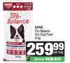 Spar Pro Balance Dry Dog Food-8Kg Per Bag