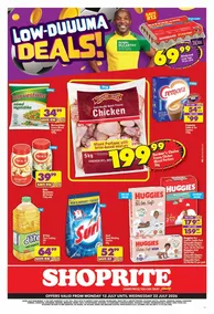 Shoprite Gauteng, Mpumalanga, North West & Limpopo : Low-duuuma Deals (13 July - 22 July 2026)
