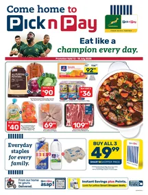 Pick n Pay KwaZulu-Natal : Eat Like A Champion Every Day (13 July - 19 July 2026)