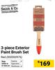 Smith & Co 3 Piece Exterior Paint Brush Set 850000976