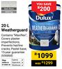 Dulux 20L Weatherguard 656868