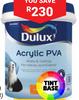 Dulux 20L Acrylic PVA 146014