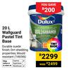 Dulux 20L Wallguard Pastel Tint Base 146046