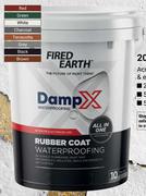 Fired Earth Damp-X 20L Rubber Coat 757066