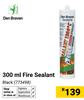 Den Braven Fire Sealant Black 773498-300ml