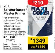 Maxi Cover Solvent-Based Plaster Primer (White) 595943-20Ltr