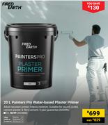 Fired Earth Painters Pro Water Based Plaster Primer 663896-20Ltr