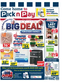 Pick n Pay Eastern Cape : Our Birthday Is A Big Deal (07 July - 23 July 2026)