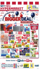 Pick n Pay Hypermarket Eastern Cape : Our Birthday Is A Bigger Deal (07 July - 23 July 2026)