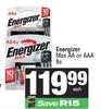 Energizer Max AA Or AAA-8s