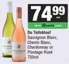 Du Toitskloof Sauvignon,Chenin,Chardonnay Or Pinotage Rose-750ml