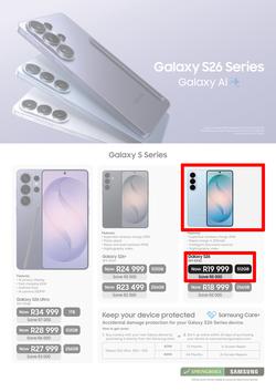 Samsung : Galaxy S26 Series (13 July - 02 August 2026) , page 1