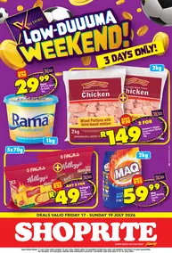 Shoprite : Low-Duuuma Weekend (17 July - 19 July 2026)