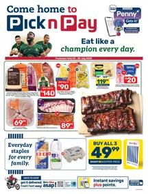 Pick n Pay KwaZulu-Natal : Eat Like A Champion Every Day (20 July - 26 July 2026)
