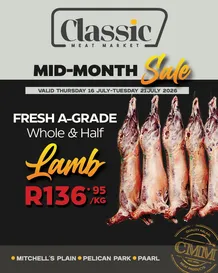Classic Meat Market : Mid-Month Sale (16 July - 21 July 2026)