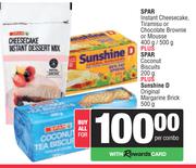 Spar Instant Cheesecake, Tiramisu Or Chocolate Brownie Or Mousse 400g/500g-For All