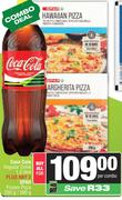 Coca-Cola Regular Drink 1.5Ltr Plus Any 2 Spar Frozen Pizza 250g/300g-For All
