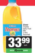 Clover Tropika Dairy Fruit Mix Assorted-2ltr Each