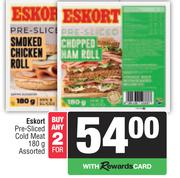 Eskort Pre-Sliced Cold Meat Assorted-For Any 2 x 180g