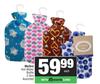 Melbro 2Ltr Hot Water Bottle Assorted-Each