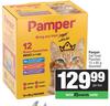 Pamper Cat Food Pouches Assorted-12 x 85g Per Box