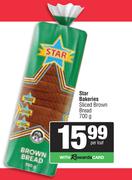 Star Bakeries Sliced Brown Bread-700g Per Loaf