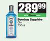 Bombay Sapphire Gin-750ml