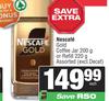 Nescafe Gold Coffee Jar 200g Or Refill 220g Assorted-Each