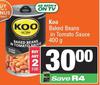 Koo Baked Beans In Tomato Sauce-For 2 x 400g