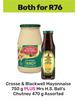 Crosses & Blackwell Mayonnaise 750g Plus Mrs. H.S. Ball's Chutney 470g Assorted-For Both 