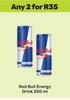 Red Bull Energy Drink-For Any 2 x 250ml