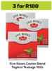 Five Roses Ceylon Blend Tagless Teabags-For 3 x 102s Pack