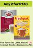 Five Roses Tea Latte, Matcha Or Freshpak Rooibos Cappuccino-For Any 2 x 10s Pack