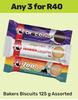 Bakers Biscuits Assorted-For 3 x 125g