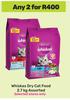 Whiskas Dry Cat Food Assorted-For Any 2 x 2.7Kg
