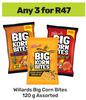 Willards Big Corn Bites Assorted-For 3 x 120g