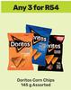 Doritos Corn Chips Assorted-For Any 3 x 145g
