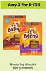Beeno Dog Biscuits Assorted-For Any 2 x 800g