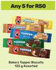 Bakers Topper Biscuits Assorted-For Any 5 x 125g