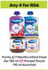 Purity 6/7 Months Infant Food Jar 125ml Or Pureed Pouch 110ml Assorted-For Any 4