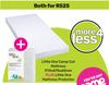 Little One Camp Cot Mattress 970 x 670 x 60mm Plus Little One Mattress Protector-For Both